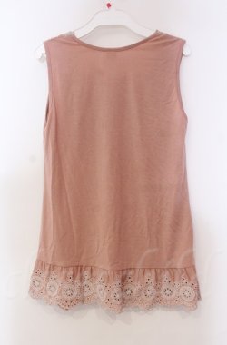 画像3: axes femme / ギャザーフリル使いタンクトップ M ピンク O-25-11-30-027-AX-TO-OW-OS