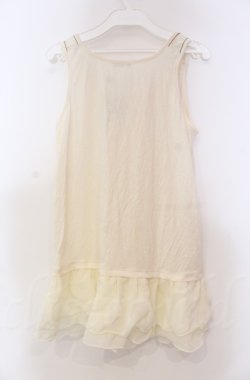 画像3: axes femme / 肩透けロングタンク M キナリ O-25-11-30-030-AX-TO-OW-OS