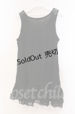 画像3: axes femme / 肩透けロングタンク M クロ O-25-11-30-033-AX-TO-OW-OS