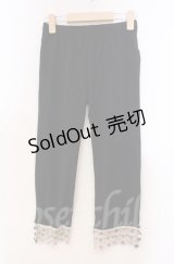 axes femme / カラーレース使いレギンス M クロ O-25-11-30-039-AX-PA-OW-OS