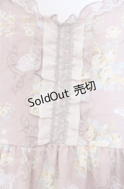 画像2: axes femme / ブーケ×蝶柄キャミチュニック M ピンク O-25-11-30-040-AX-OP-OW-ZT310