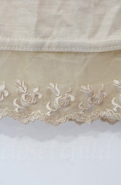 画像2: axes femme / スパンコールレース使いインナー M イエロー O-25-11-30-041-AX-TO-OW-OS