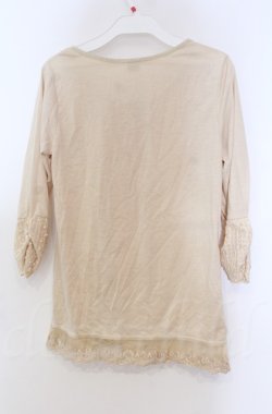 画像4: axes femme / スパンコールレース使いインナー M イエロー O-25-11-30-041-AX-TO-OW-OS