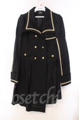 ALICE and the PIRATES / アシンメトリーコートワンピース  クロ O-25-11-30-043-PA-CO-OW-OS