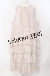 PINK HOUSE / マーガレット段々ワンピース【お直しあり】  ピンク O-25-11-30-004-LO-OP-IG-OS