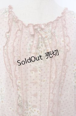 画像2: PINK HOUSE / マーガレット段々ワンピース【お直しあり】  ピンク O-25-11-30-004-LO-OP-IG-OS