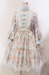 画像1: Angelic Pretty / スウィーティシャンデリアワンピース  サックス O-25-11-30-049-AP-OP-OW-OS (1)