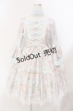 画像1: Angelic Pretty / スウィーティシャンデリアワンピース  サックス O-25-11-30-049-AP-OP-OW-OS
