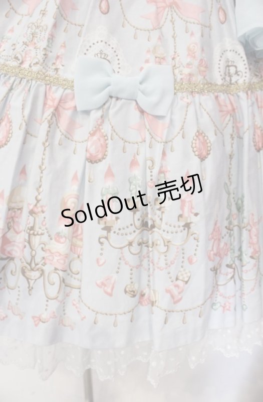 画像4: Angelic Pretty / スウィーティシャンデリアワンピース  サックス O-25-11-30-049-AP-OP-OW-OS (4)