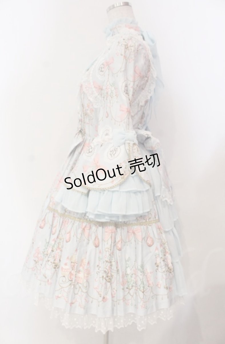 画像5: Angelic Pretty / スウィーティシャンデリアワンピース  サックス O-25-11-30-049-AP-OP-OW-OS (5)