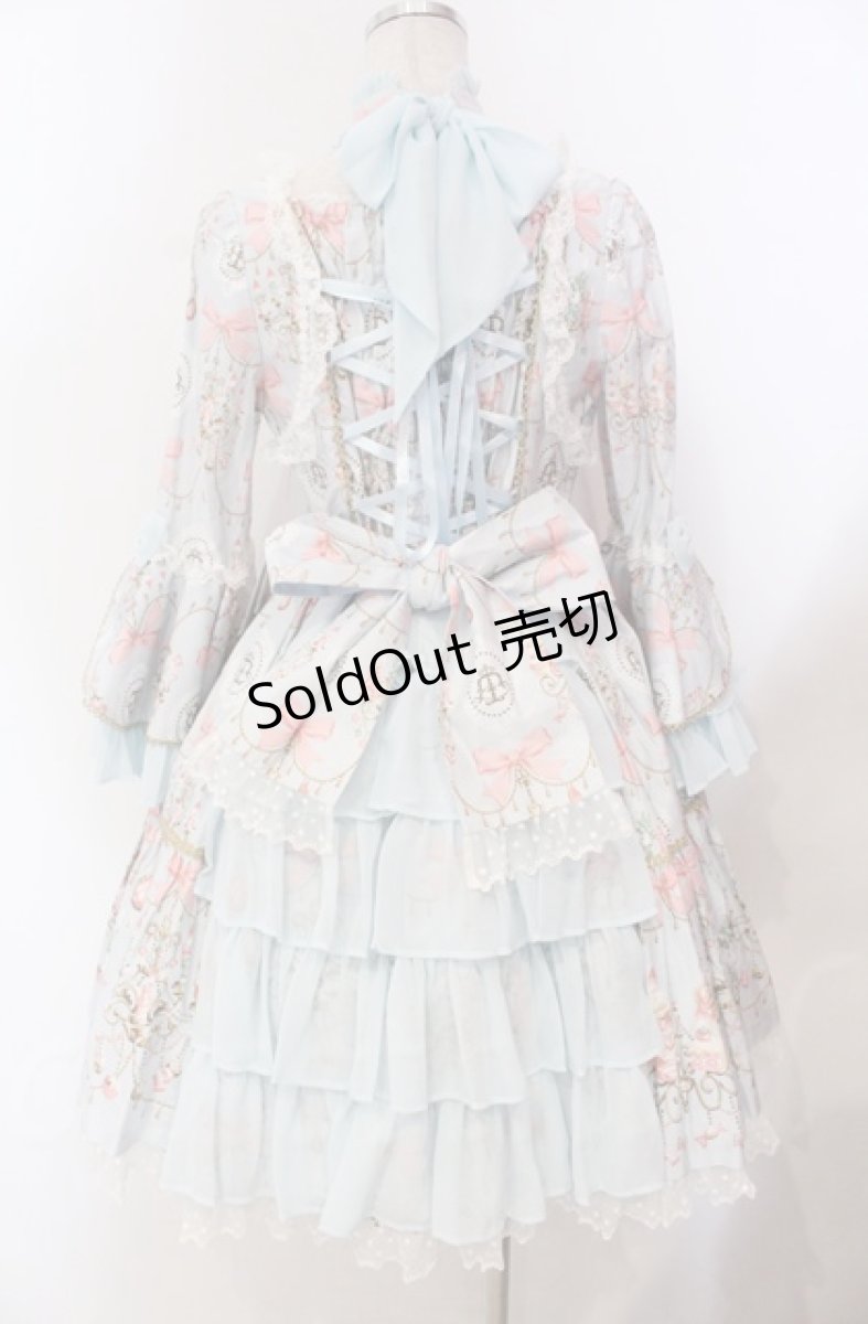 画像7: Angelic Pretty / スウィーティシャンデリアワンピース  サックス O-25-11-30-049-AP-OP-OW-OS (7)