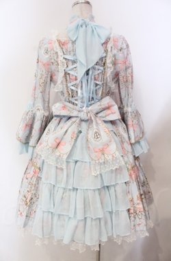 画像7: Angelic Pretty / スウィーティシャンデリアワンピース  サックス O-25-11-30-049-AP-OP-OW-OS