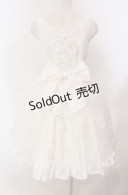 画像6: BABY,THE STARS SHINE BRIGHT / クリスマスオーナメントジャンパースカート  シロ O-25-11-30-050-BA-OP-OW-OS