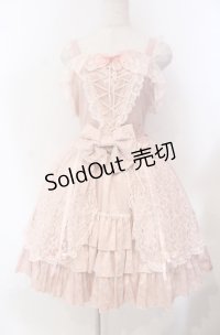 BABY,THE STARS SHINE BRIGHT / 眠れる森の美女ジャンパースカート  ピンク O-25-11-30-051-BA-OP-OW-OS