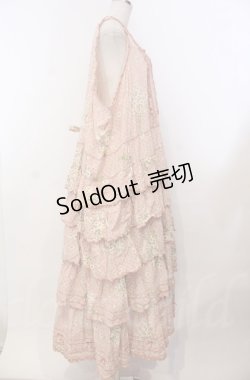画像4: PINK HOUSE / マーガレット段々ワンピース【お直しあり】  ピンク O-25-11-30-004-LO-OP-IG-OS