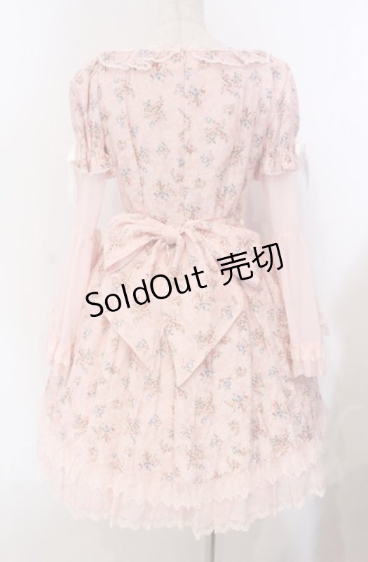 画像6: BABY,THE STARS SHINE BRIGHT / Rose Boudoir ワンピース  ピンク O-25-11-30-055-BA-OP-OW-OS (6)