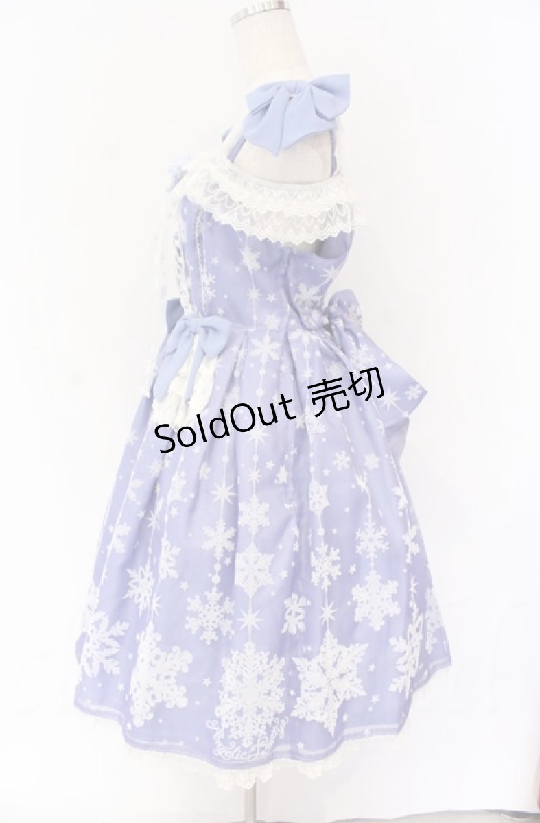 画像3: Angelic Pretty / Jewelry Snowジャンパースカート  ブルー O-25-11-30-062-AP-OP-IG-OS (3)