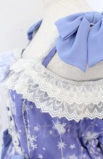 画像4: Angelic Pretty / Jewelry Snowジャンパースカート  ブルー O-25-11-30-062-AP-OP-IG-OS (4)