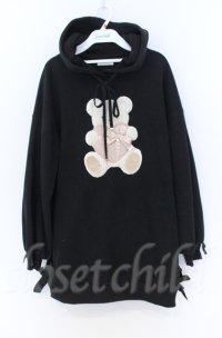 LIZ LISA / ボアクマ裏起毛ワンピース   クロ O-25-11-30-066-LO-OP-IG-ZT285