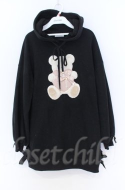 画像1: LIZ LISA / ボアクマ裏起毛ワンピース   クロ O-25-11-30-066-LO-OP-IG-ZT285