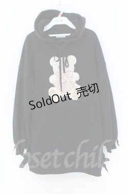 画像1: 【SALE】LIZ LISA / ボアクマ裏起毛ワンピース   クロ O-25-11-30-066-LO-OP-IG-ZT285