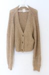 画像1: 【SALE】F&A / リボン釦プードルニットカーディガン  ブラウン O-25-11-30-067-LO-TO-IG-ZT366 (1)