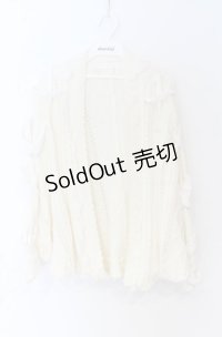 LIZ LISA / 袖リボンストリングモモンガ  アイボリー O-25-11-30-068-LO-TO-IG-OS