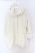 LIZ LISA / フード付きファーコート  シロ O-25-11-30-069-LO-CO-IG-OS