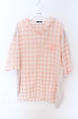 MILKBOY / GINGHAM PULLOVER (ギンガムプルオーバー)  ピンク O-25-11-30-070-MB-TO-IG-OS