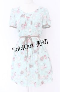 MILK / アフタヌーンカップケーキパフドレス  ミントショコラ O-25-11-30-076-ML-OP-OW-OS