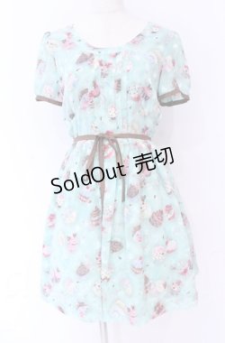 画像1: MILK / アフタヌーンカップケーキパフドレス  ミントショコラ O-25-11-30-076-ML-OP-OW-OS