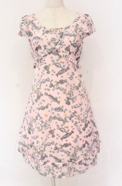 画像1: MILK / シュガープラムドレス  ピンク O-25-11-30-078-ML-OP-OW-OS