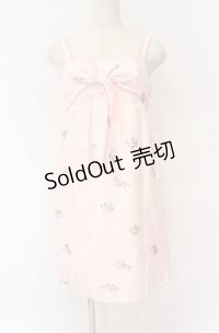MILK / ロゴptシャンタンドレス  ピンク O-25-11-30-079-ML-OP-OW-OS