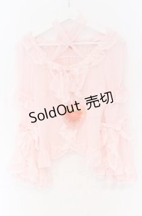 BABY,THE STARS SHINE BRIGHT / シフォンプリンセスドレスブラウス  ピンク O-25-11-30-083-BA-BL-OW-OS