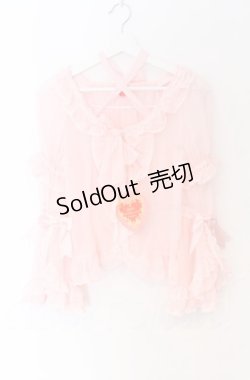 画像1: BABY,THE STARS SHINE BRIGHT / シフォンプリンセスドレスブラウス  ピンク O-25-11-30-084-BA-BL-OW-OS