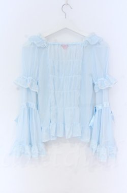 画像3: BABY,THE STARS SHINE BRIGHT / シフォンプリンセスドレスブラウス  サックス O-25-11-30-085-BA-BL-OW-OS