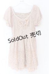 axes femme / パネルオパールPT姫チュニ Ｍ ピンク O-25-11-30-088-AX-OP-IG-OS