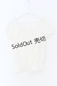 LODISPOTTO / ビーズボタン配色プルオーバー  アイボリー O-25-11-30-089-LO-TO-IG-OS