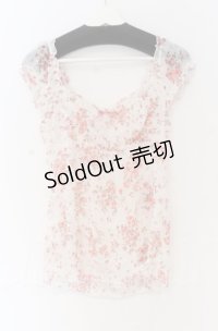 L'EST ROSE / 薔薇透かしトップス  オフ O-25-11-30-090-LO-TO-IG-OS