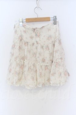 画像3: L'EST ROSE / ラメストライプ薔薇柄スカート  オフ O-25-11-30-091-LO-SK-IG-OS