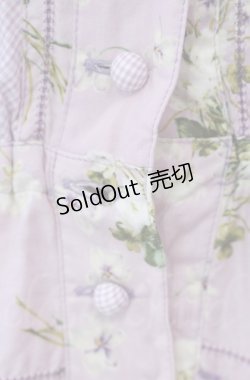 画像3: PINK HOUSE / クローバーブーケパッチワークワンピース【お直しあり】  ラベンダー O-25-11-30-007-LO-OP-IG-OS
