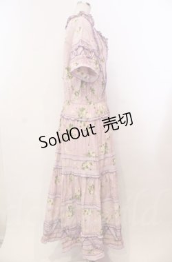 画像5: PINK HOUSE / クローバーブーケパッチワークワンピース【お直しあり】  ラベンダー O-25-11-30-007-LO-OP-IG-OS