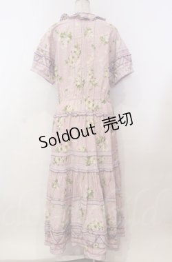 画像6: PINK HOUSE / クローバーブーケパッチワークワンピース【お直しあり】  ラベンダー O-25-11-30-007-LO-OP-IG-OS