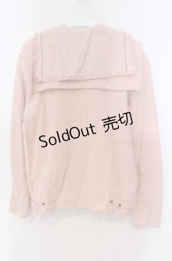 画像3: PINK HOUSE / スウェットセーラーカーディガン  ピンク O-25-11-30-010-LO-TO-IG-OS