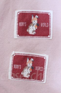 画像2: MOMY'S WORLD / パッチスウェットベスト  ピンク O-25-11-30-014-LO-TO-IG-OS