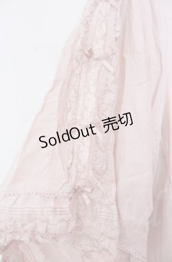 画像3: PINK HOUSE / サテンプチリボンフードカーディガン【お直しあり】  ピンク O-25-11-30-016-LO-BL-IG-OS