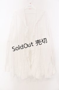 WONDERFUL WORLD / セーラーブラウスカーディガン【お直しあり】  シロ O-25-11-30-021-LO-TO-IG-OS