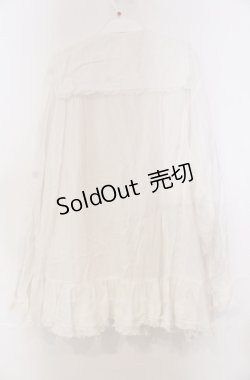 画像4: WONDERFUL WORLD / セーラーブラウスカーディガン【お直しあり】  シロ O-25-11-30-021-LO-TO-IG-OS