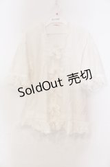 WONDERFUL WORLD / ダブルスリーブブラウス  シロ O-25-11-30-022-LO-BL-IG-OS
