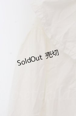 画像3: KANEKO ISAO / フリルタックブラウス【お直しあり】  シロ O-25-11-30-023-EL-BL-IG-OS